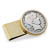 Monogrammed Silver Barber Half Dollar Stainless Steel Goldtone Money Clip