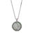 1800's Liberty Nickel Green Enamel Coin Pendant Necklace