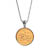 Gold-Layered Statehood Quarter Silver Tone Coin Pendant