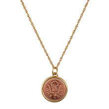 Trident Coin Pendant