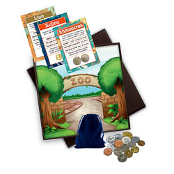 Zookeeper Coin and Trading Card Kit in Travel Box
