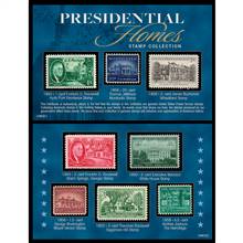 Presidential Homes Stamp Collection