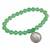 Lucky Irish Three Pence Coin Aventurine Bracelet