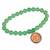 Hummingbird Coin Aventurine Stretch Bracelet