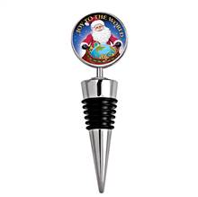 Santa Claus JFK Half Dollar Coin Wine Stopper