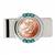 Finland 2 Euro Coin Turquoise Money Clip