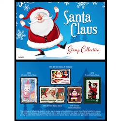 Santa United States Postage Stamp Card