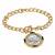 Buffalo Nickel Goldtone Toggle Bracelet