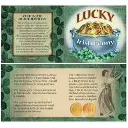 Bankers Bag of Lucky Irish Pennies