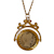 Silver Barber Quarter Goldtone Spinner Pendant