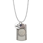 My Hero Liberty Nickel Dog Tag Pendant Coin Necklace