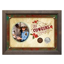 Lil' Cowgirl Coin Set 5x7 Frame