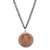 Large Irish Penny Pendant With Curb Chain