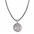 Standing Liberty Silver Quarter Pendant With Leather Cord- Reverse