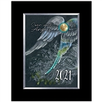 Soar With Angels Coin Décor Black Frame with Easel