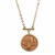 Butterfly Coin Goldtone Bar Necklace