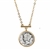 Mercury Dime Coin Goldtone Bar Necklace