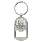 Statue of Liberty Commemorative Half Dollar Coin Key Chain Bottle Opener