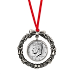 JFK 2021 Half Dollar Wreath Ornament