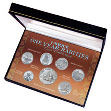 American Coin Treasures Unique One Year Rarities Coin Collection