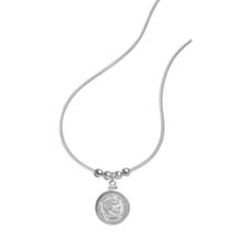 Sterling Silver Barber Dime Pendant