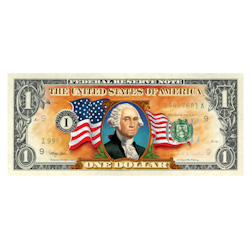 The Colorized $1 Bill