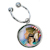 Colorized JFK Family Half Dollar Keychain