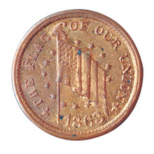 Genuine Historical Civil War Token