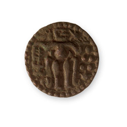 Ancient Bronze Chola Coin
