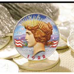 The Colorized Silver Peace Dollar