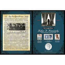 The New York Times JFK Coin & Stamp Collection