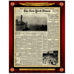 Personalized New York Times Year To Remember Card