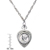 Silver Mercury Dime Heart Pendant & Watch