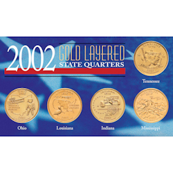 2002 Gold-Layered State Quarters