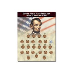 The Last 25 Years of Lincoln Wheat Penny Collection (1934-1958)