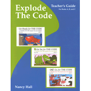 PRESCHOOL: Explode the Code, Teacher's Guide for Books A, B, and C (used copy)