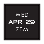 Wednesday, April 29, 7pm: Private Event with Lucio Palazzo of Sojourn Restaurants