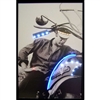 ELVIS ON MOTORCYCLE NEON/LED