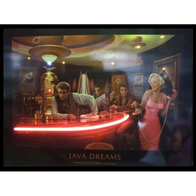 JAVA DREAMS NEON/LED POSTER