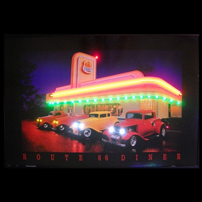 Route 66 Diner Neon/Led