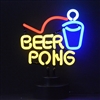 BEER PONG NEON SCULPTURE