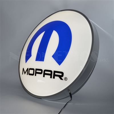 22 INCH BACKLIT LED LIGHTED SIGN MOPAR OMEGA M