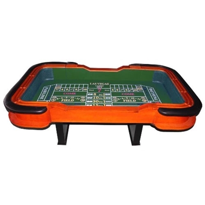 93' Craps Table with Diamond  Rubber