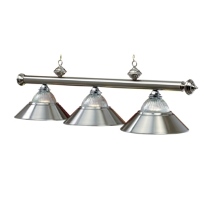 Stainless Three-Light Billiard Pendant Light