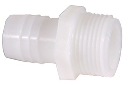 Nylon Straight Adapters 3/4" MPT x 5/8" Hose Barb