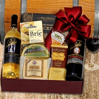 Red, White and Cheese Gift Basket