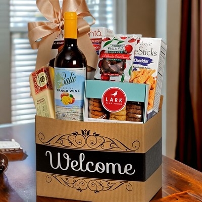 Welcome Wine Basket