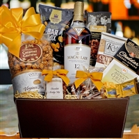 Macallan 12 Year Scotch Gift Basket