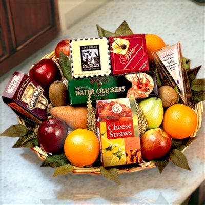 Fruit & Gourmet Combination Gift Basket
