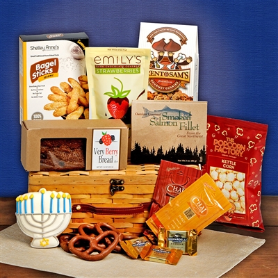 Happy Hanukkah Gift Basket